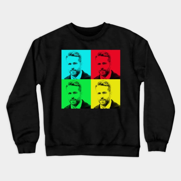 ryan reynolds Crewneck Sweatshirt by oryan80